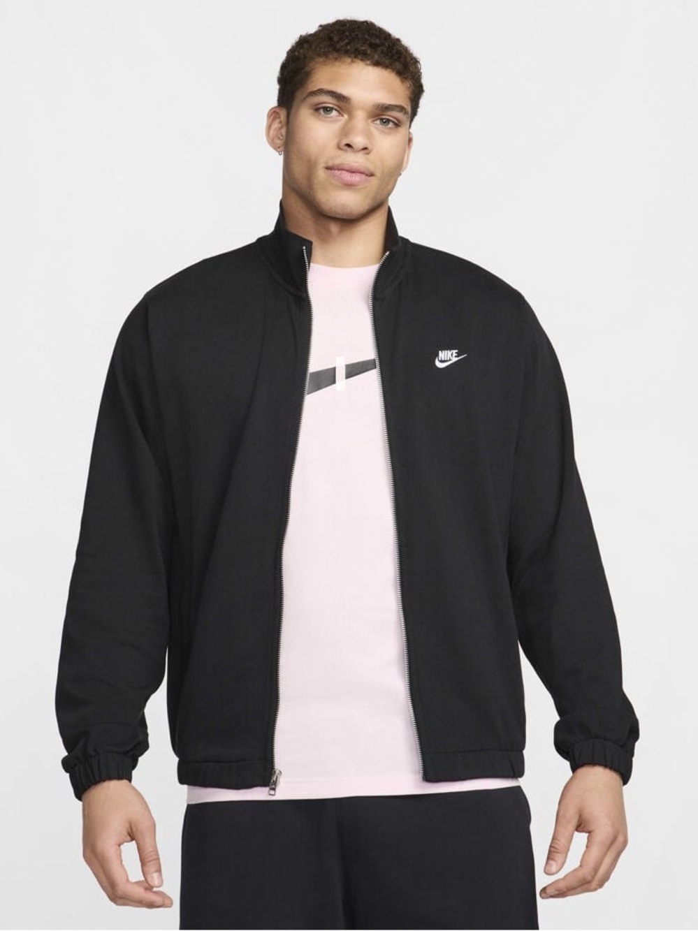 Nike Black Lightweight Full-Zip Shirt Jacket